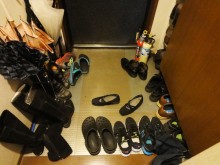 自然素材でエントランスを演出しながら生活臭にも効果大 自然素材でエントランスを演出しながら生活臭にも効果大